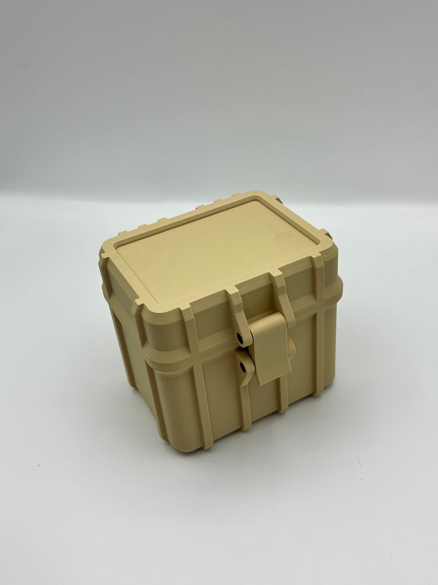 100 Card Deck Box - BEIGE - DOUBLE SLEEVED Decks