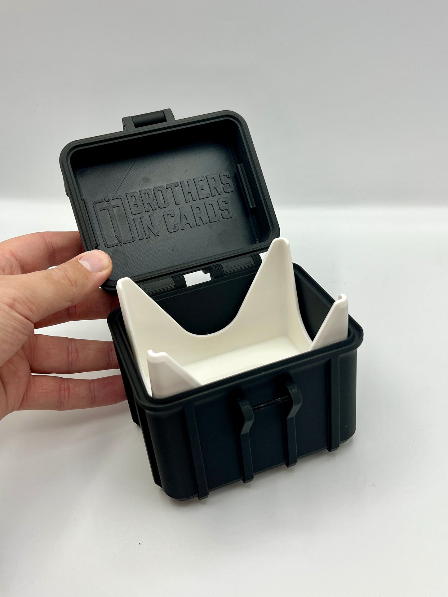 100 Card Deck Box - BLACK - DOUBLE SLEEVED Decks