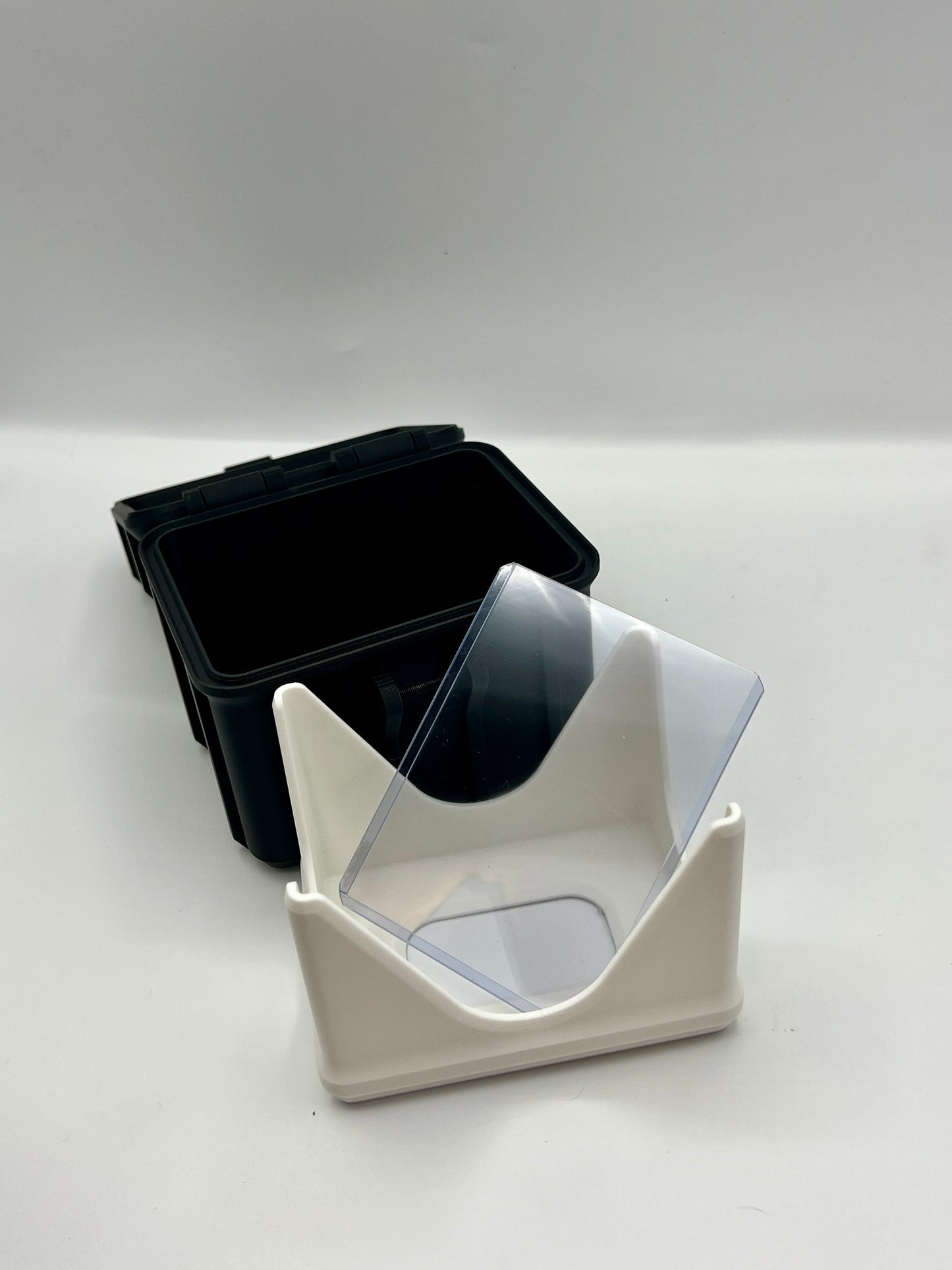 100 Card Deck Box - BLACK - DOUBLE SLEEVED Decks