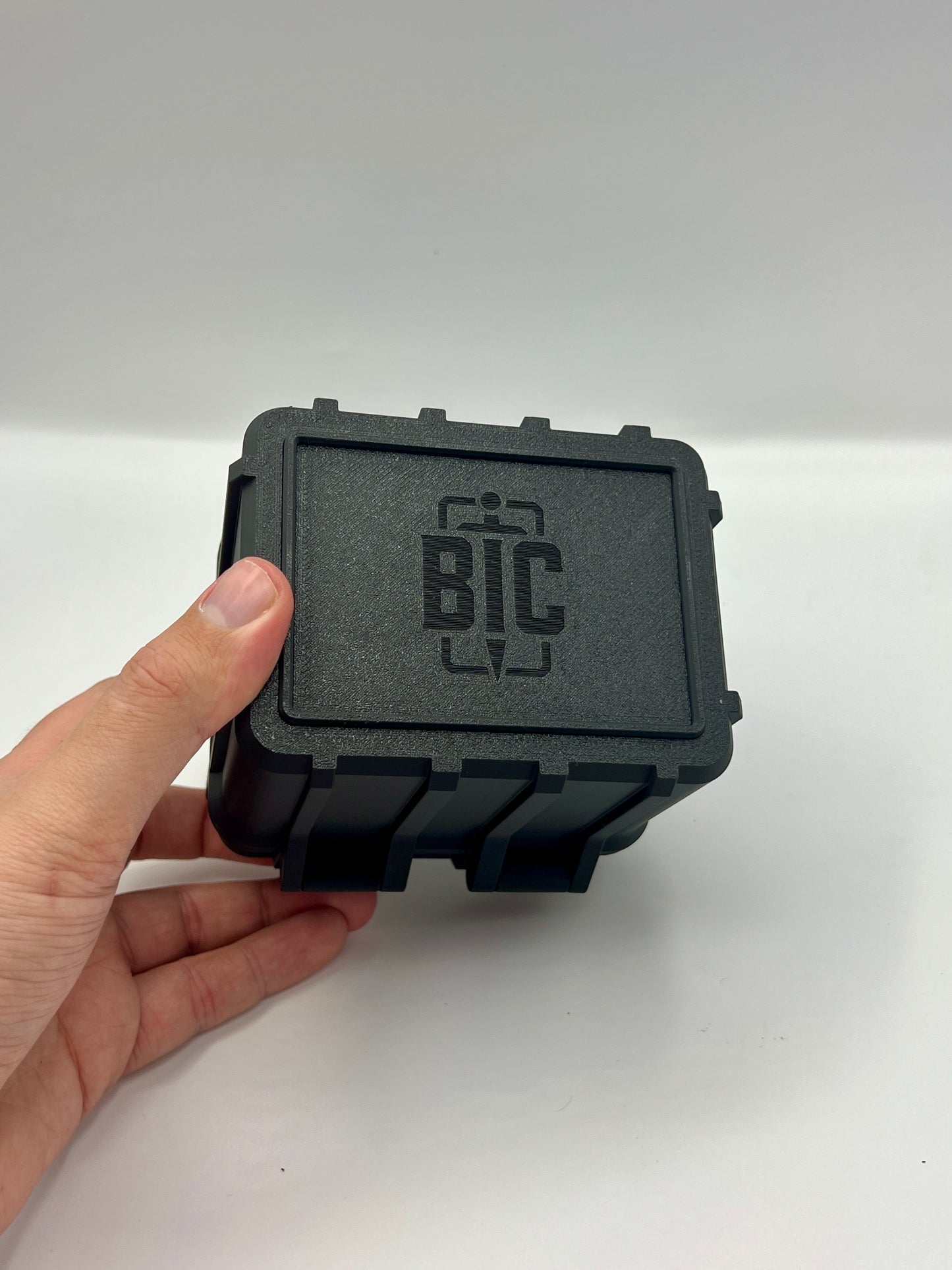 100 Card Deck Box - BLACK - DOUBLE SLEEVED Decks