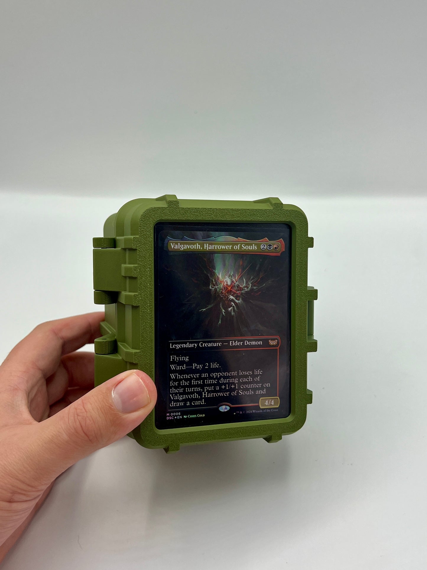 100 Card Deck Box - GREEN - DOUBLE SLEEVED Decks