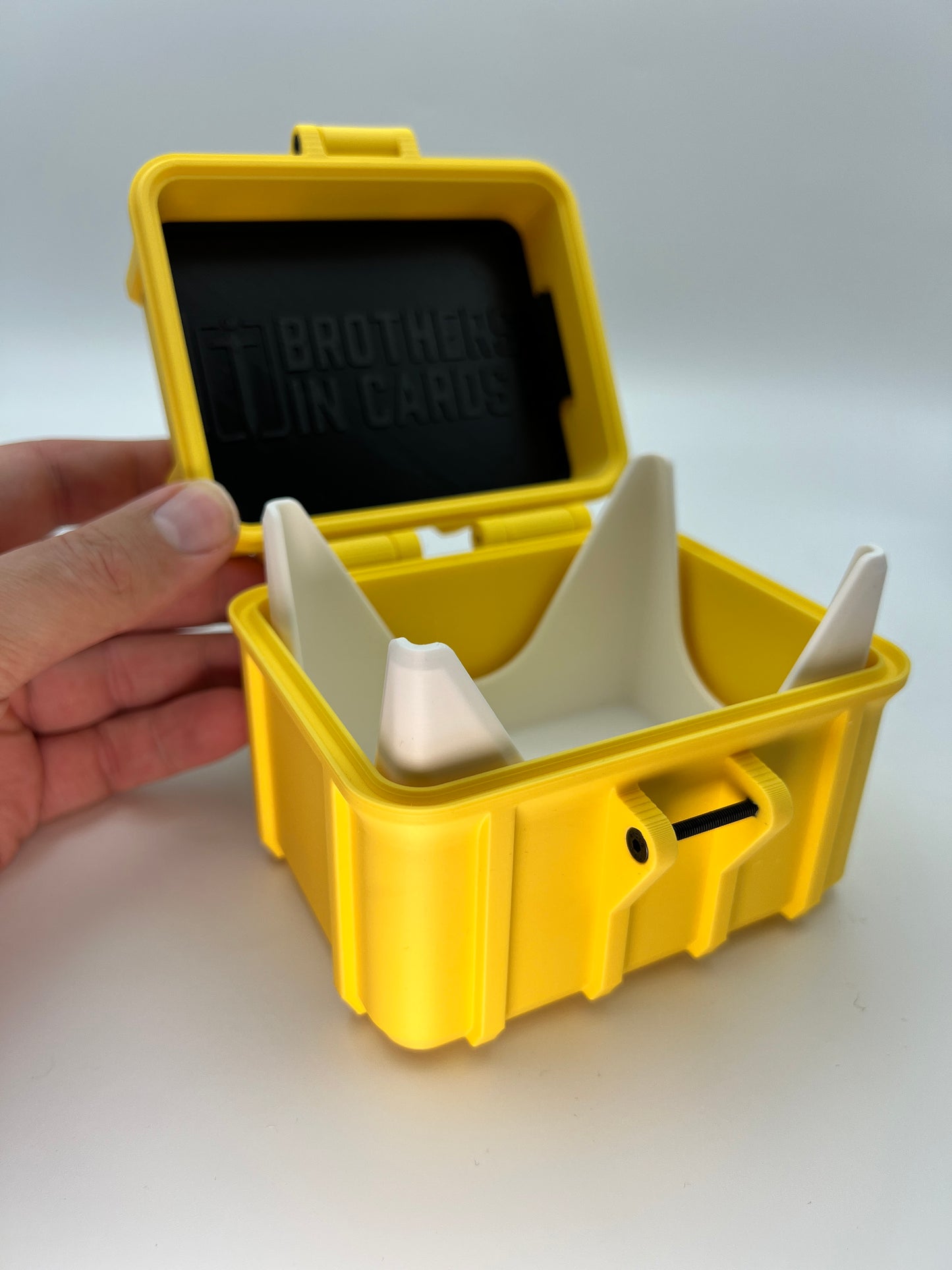 100 Card Deck Box - YELLOW - SINGLE SLEEVED Decks