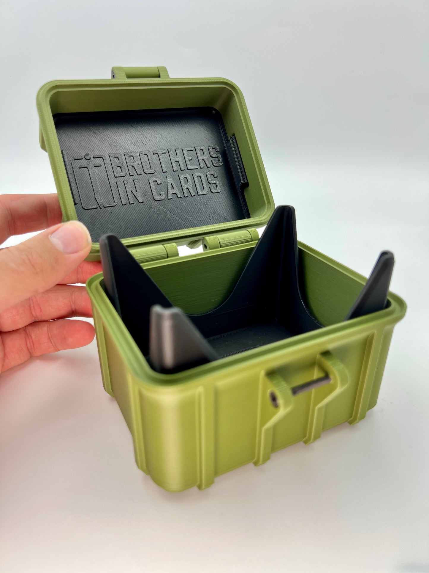 100 Card Deck Box - GREEN - SINGLE SLEEVED Decks