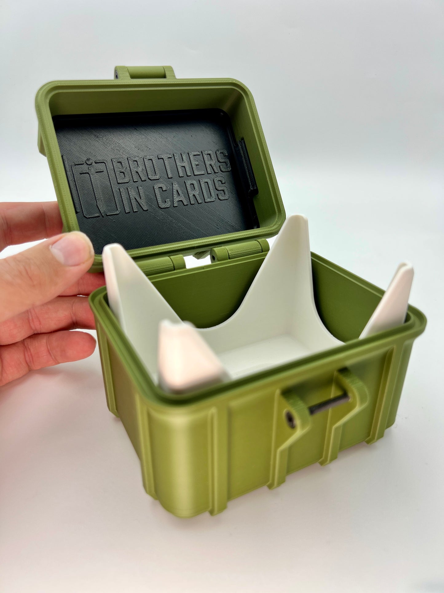 100 Card Deck Box - GREEN - SINGLE SLEEVED Decks