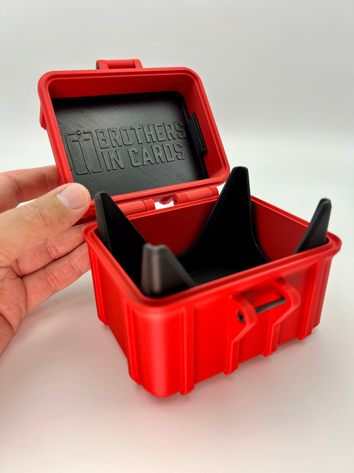 100 Card Deck Box - RED - SINGLE SLEEVED Decks