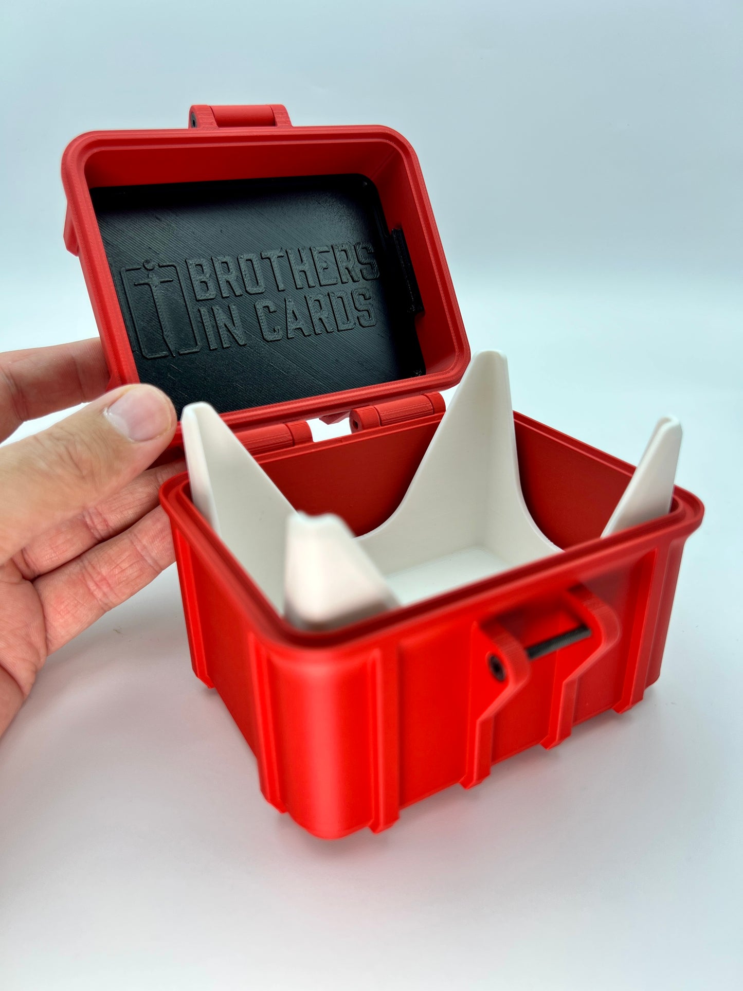 100 Card Deck Box - RED - SINGLE SLEEVED Decks