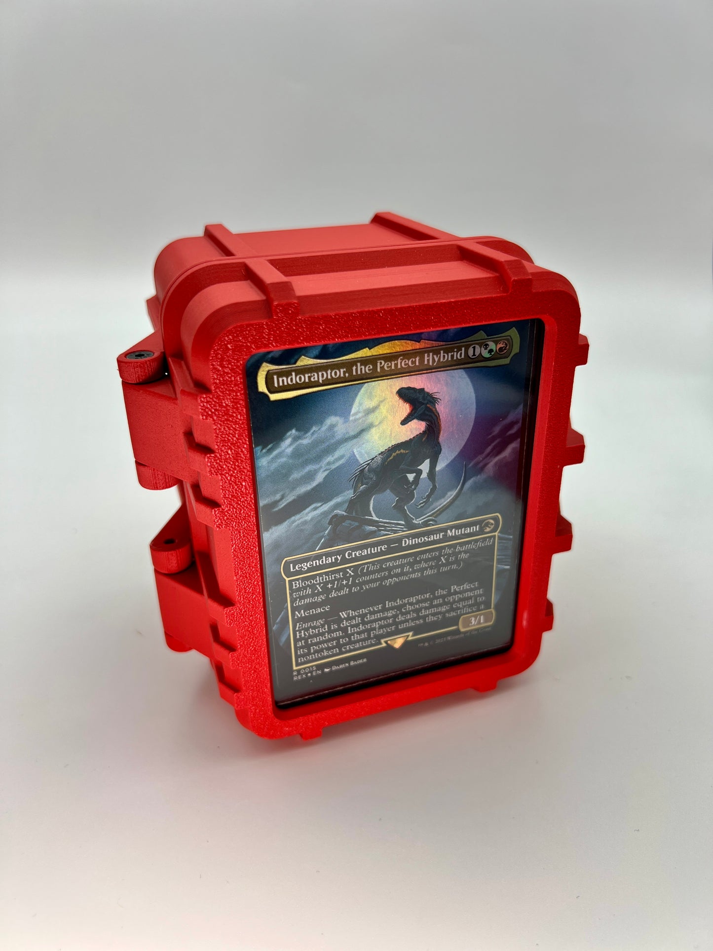 100 Card Deck Box - RED - SINGLE SLEEVED Decks