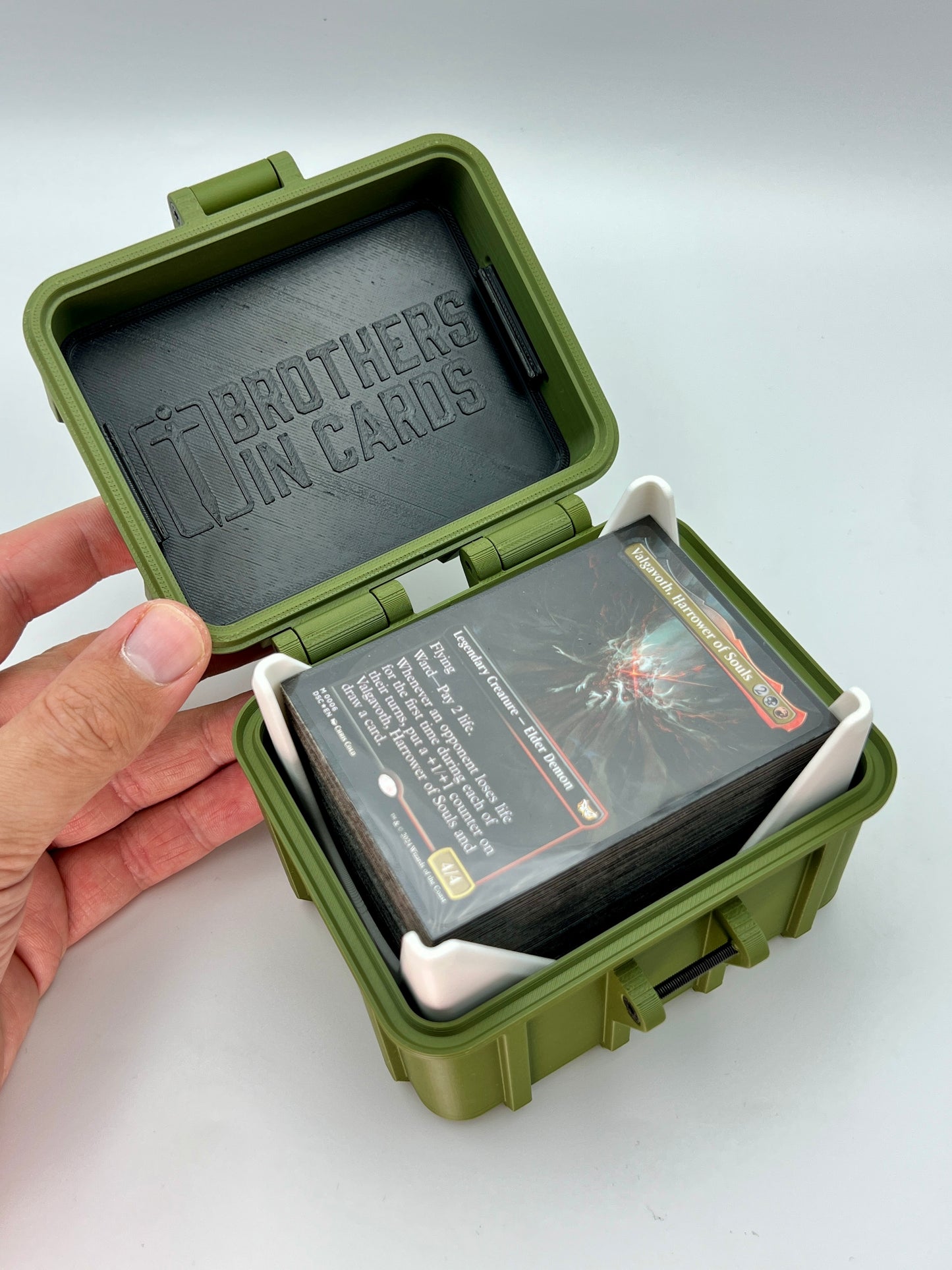 100 Card Deck Box - GREEN - SINGLE SLEEVED Decks