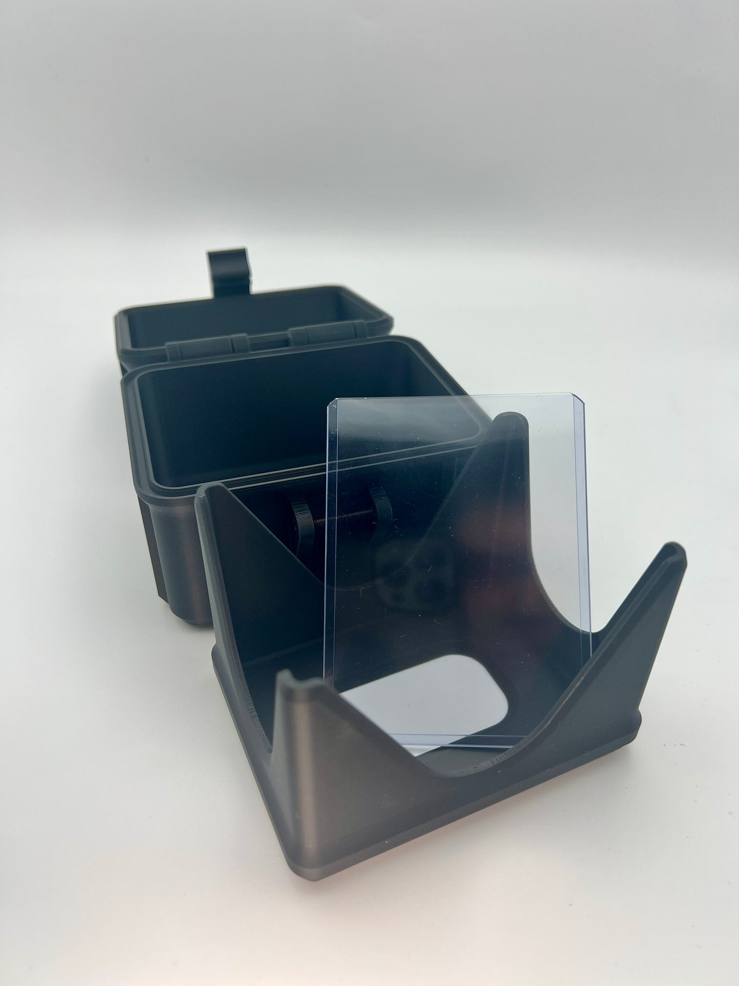 100 Card Deck Box - BLACK - SINGLE SLEEVED Decks