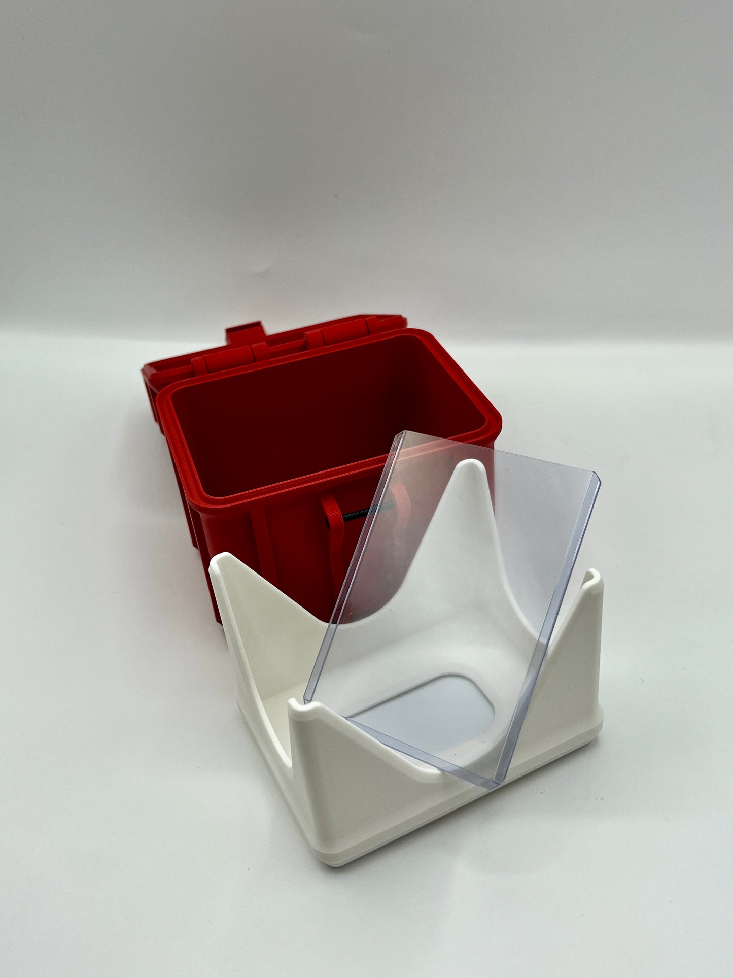 100 Card Deck Box - RED - DOUBLE SLEEVED Decks