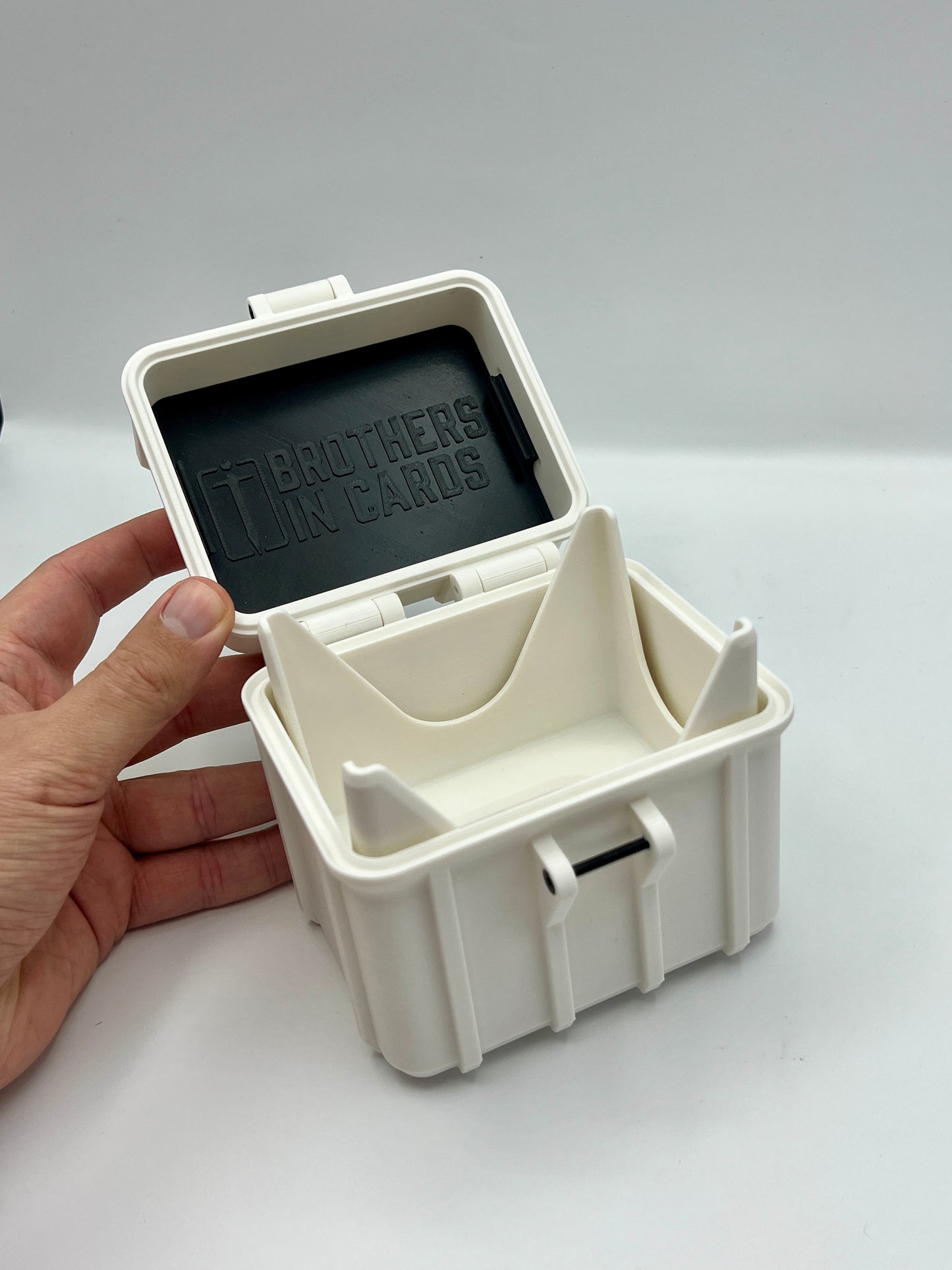 100 Card Deck Box - WHITE - DOUBLE SLEEVED Decks