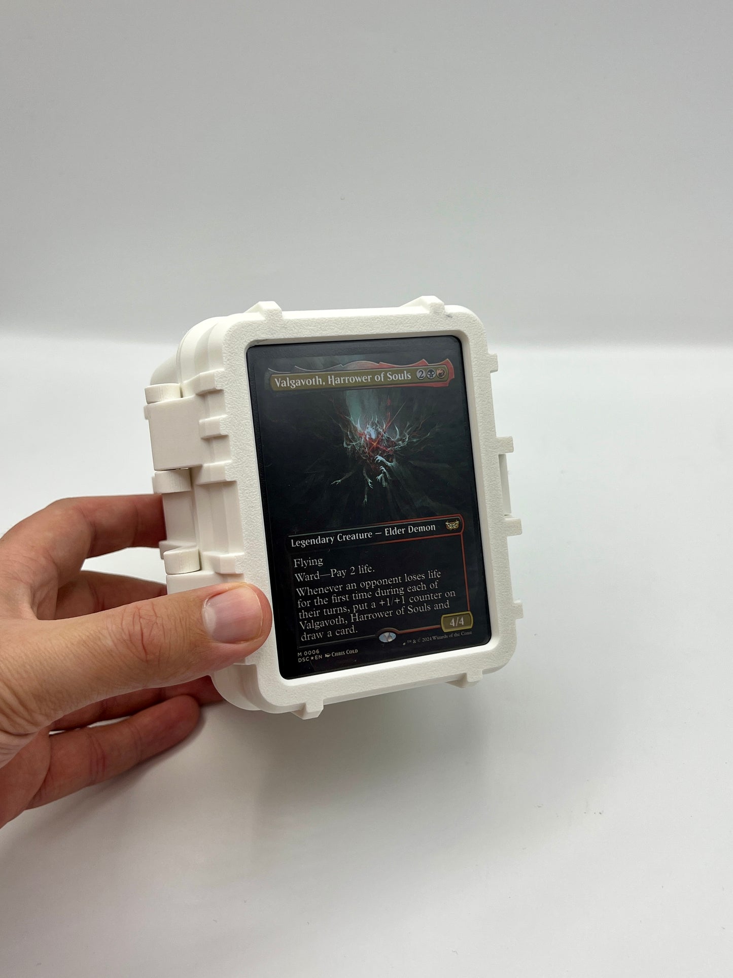 100 Card Deck Box - WHITE - DOUBLE SLEEVED Decks