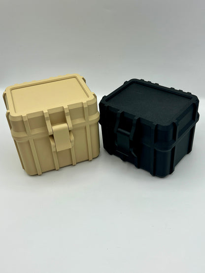 100 Card Deck Box - BEIGE - DOUBLE SLEEVED Decks