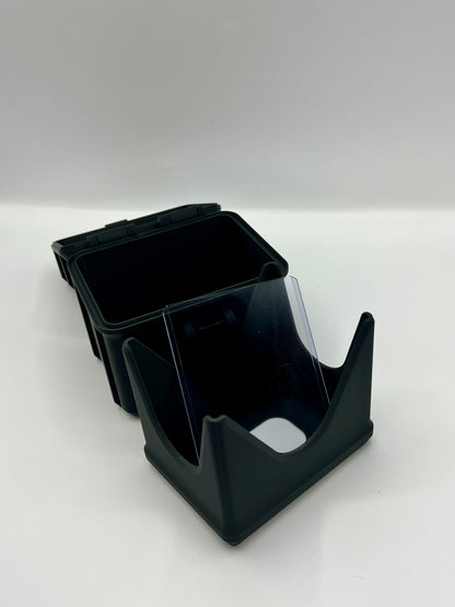 100 Card Deck Box - BLACK - DOUBLE SLEEVED Decks