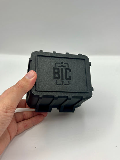 100 Card Deck Box - BLACK - DOUBLE SLEEVED Decks