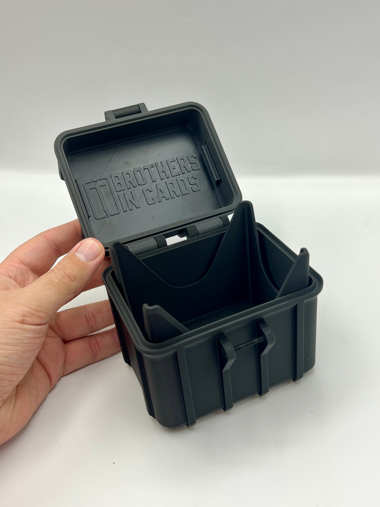 100 Card Deck Box - BLACK - DOUBLE SLEEVED Decks