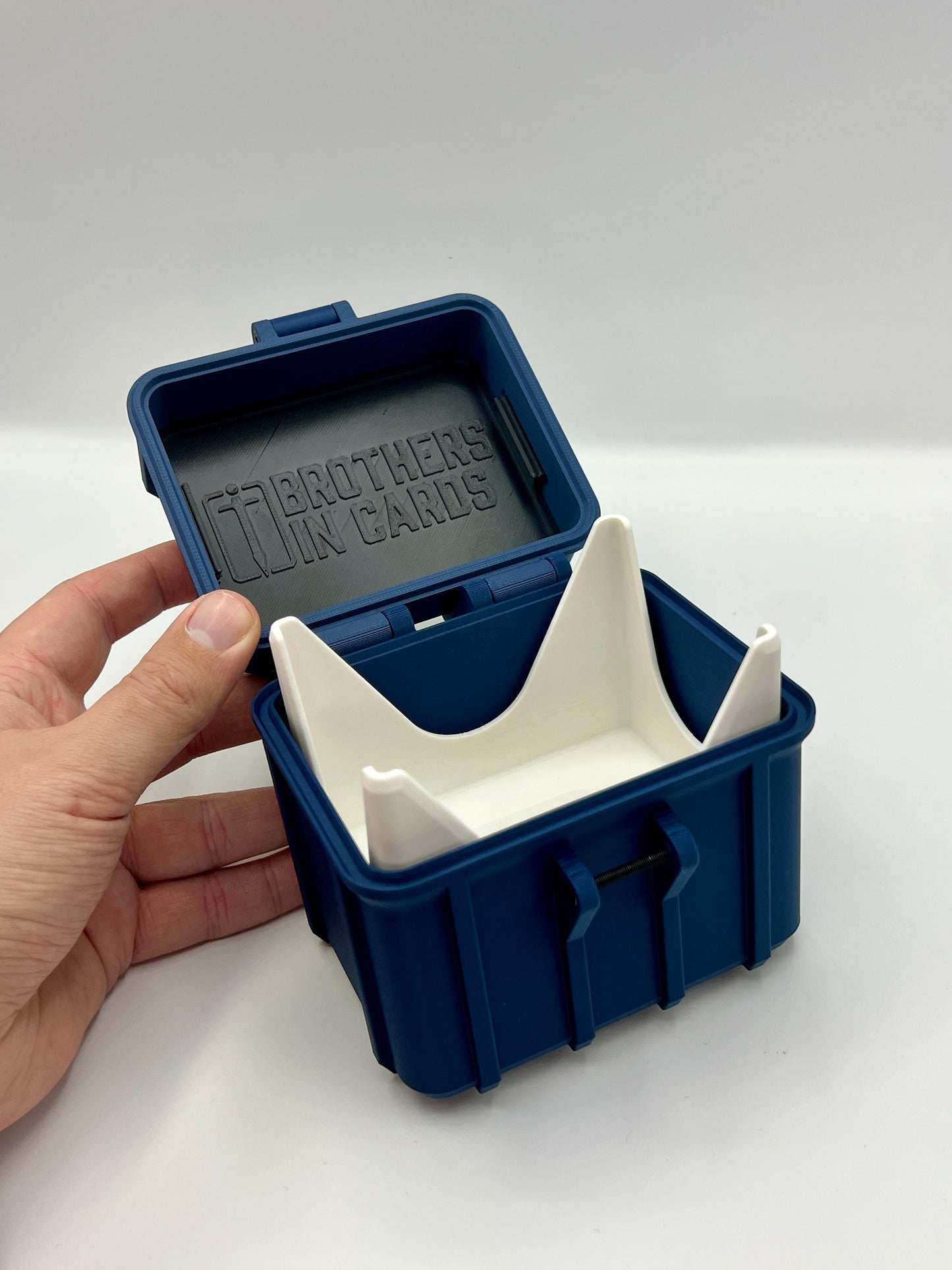 100 Card Deck Box - BLUE - DOUBLE SLEEVED Decks