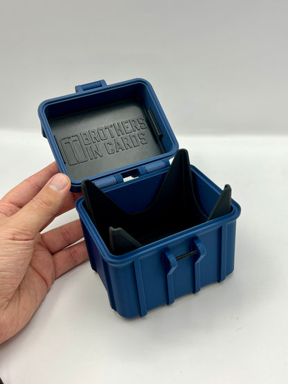 100 Card Deck Box - BLUE - DOUBLE SLEEVED Decks