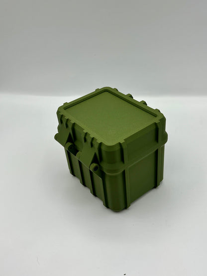 100 Card Deck Box - GREEN - DOUBLE SLEEVED Decks
