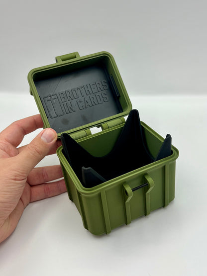 100 Card Deck Box - GREEN - DOUBLE SLEEVED Decks