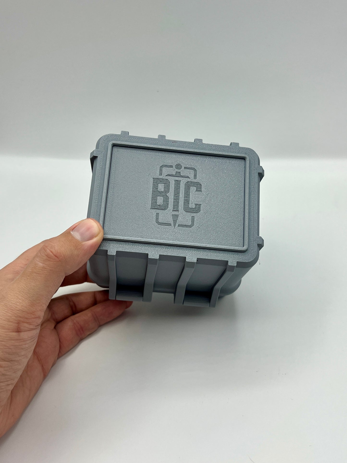 100 Card Deck Box - GREY - DOUBLE SLEEVED Decks