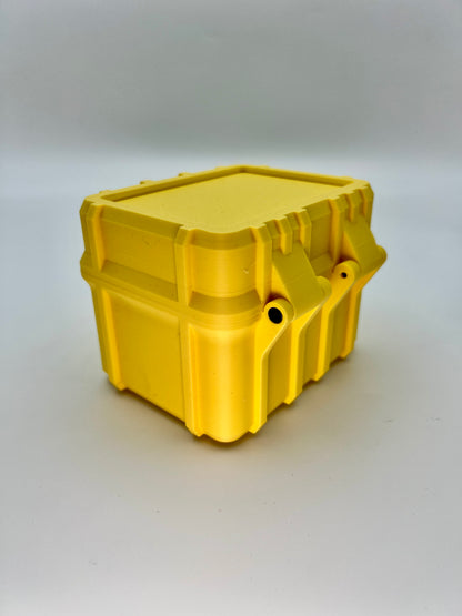 100 Card Deck Box - YELLOW - SINGLE SLEEVED Decks