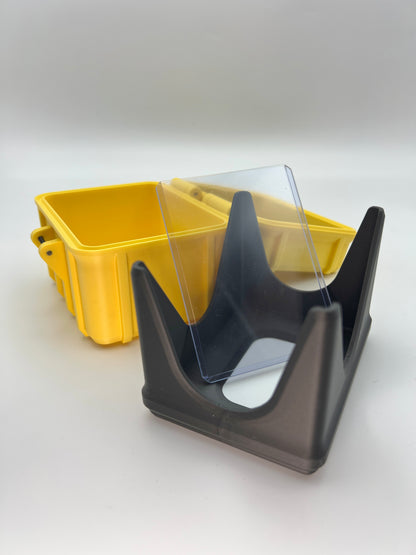 100 Card Deck Box - YELLOW - SINGLE SLEEVED Decks