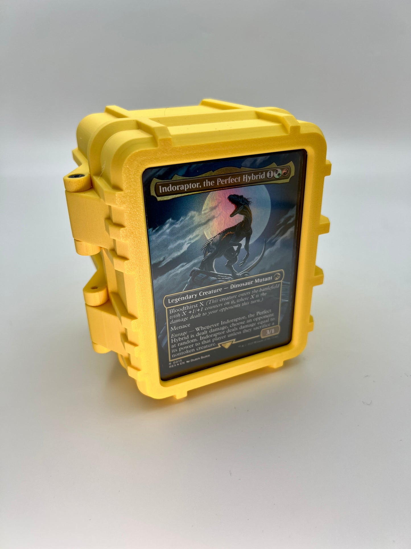 100 Card Deck Box - YELLOW - SINGLE SLEEVED Decks