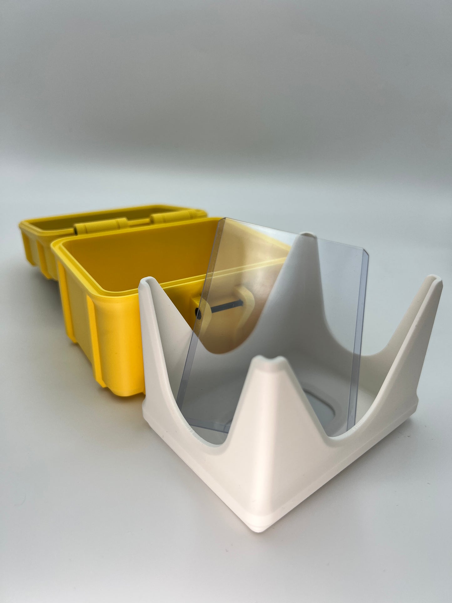 100 Card Deck Box - YELLOW - SINGLE SLEEVED Decks