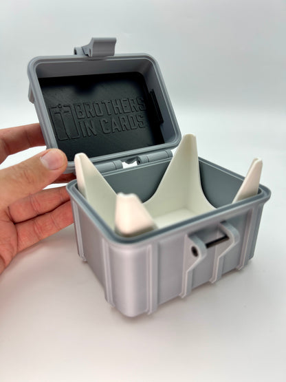 100 Card Deck Box - GREY - SINGLE SLEEVED Decks