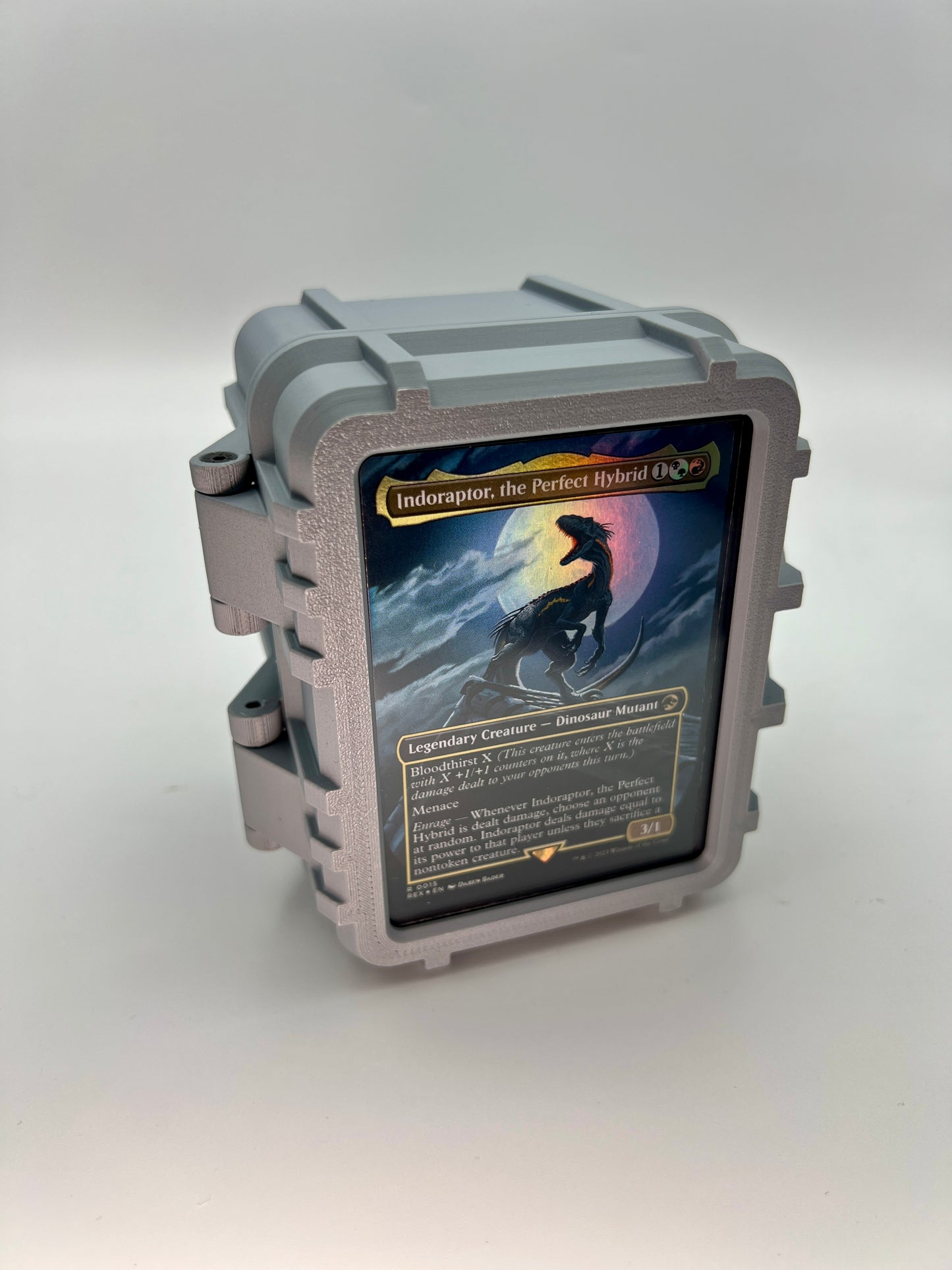 100 Card Deck Box - GREY - SINGLE SLEEVED Decks