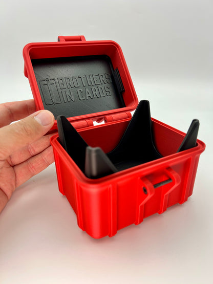 100 Card Deck Box - RED - SINGLE SLEEVED Decks