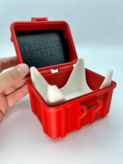 100 Card Deck Box - RED - SINGLE SLEEVED Decks