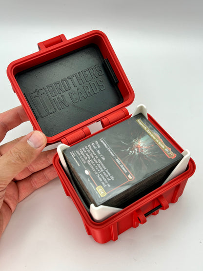 100 Card Deck Box - RED - SINGLE SLEEVED Decks