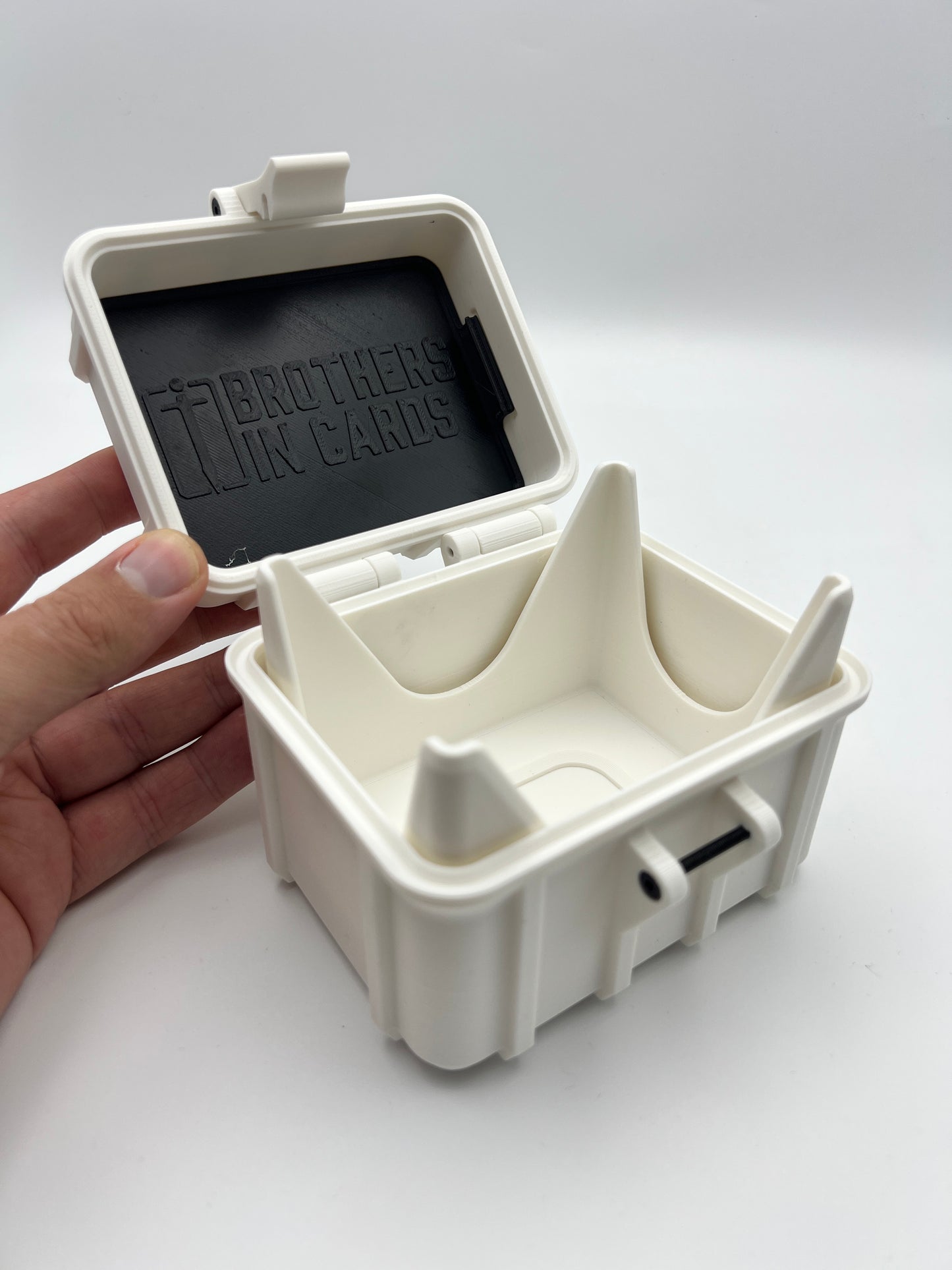 100 Card Deck Box - WHITE - SINGLE SLEEVED Decks