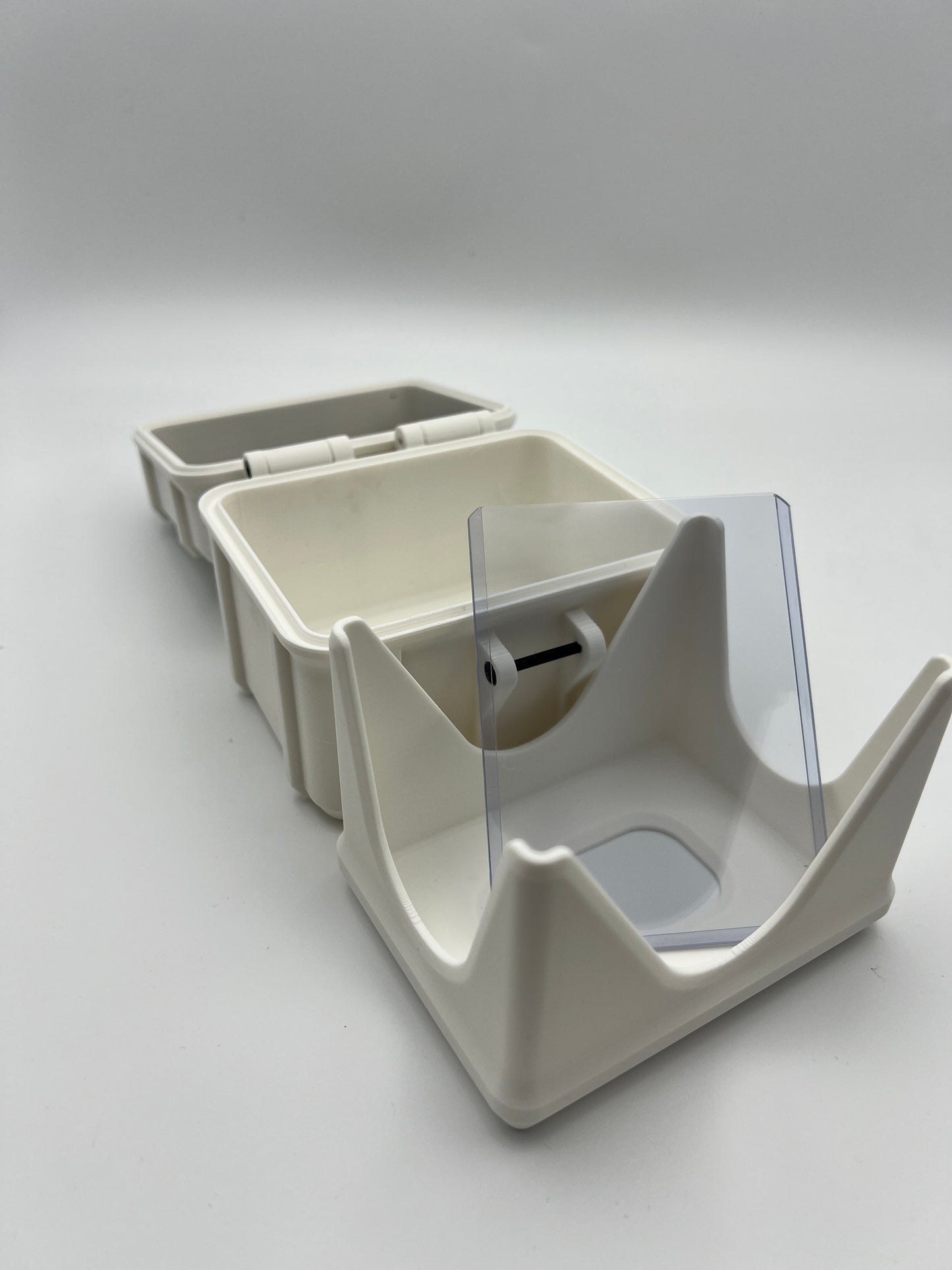 100 Card Deck Box - WHITE - SINGLE SLEEVED Decks