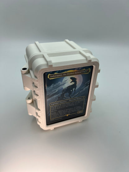 100 Card Deck Box - WHITE - SINGLE SLEEVED Decks