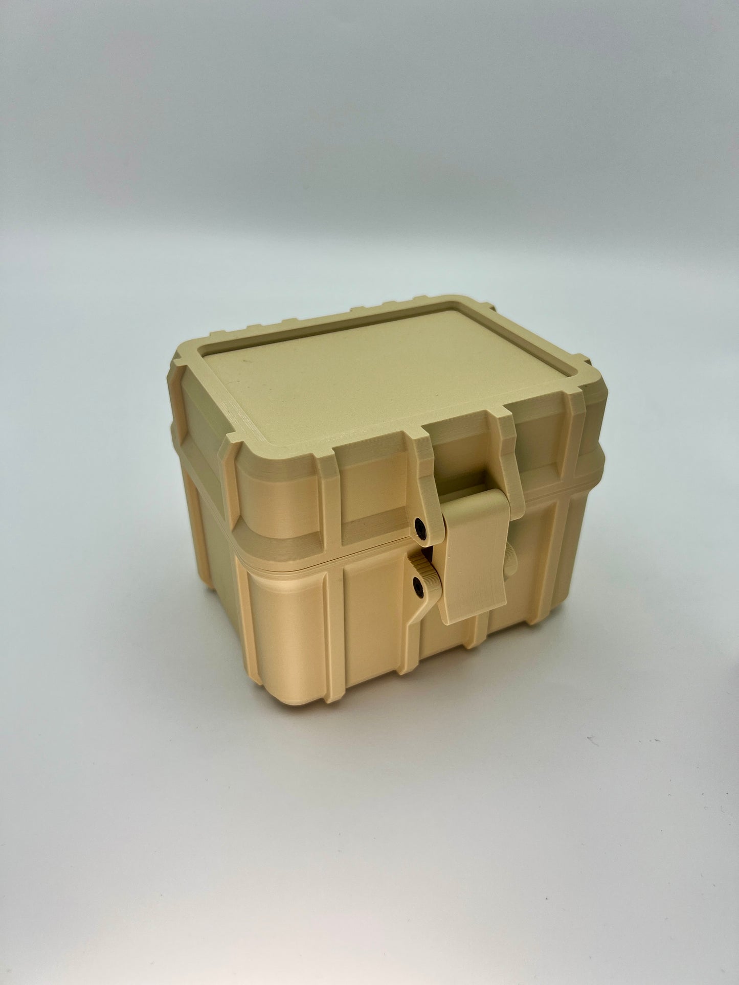 100 Card Deck Box - BEIGE - SINGLE SLEEVED Decks