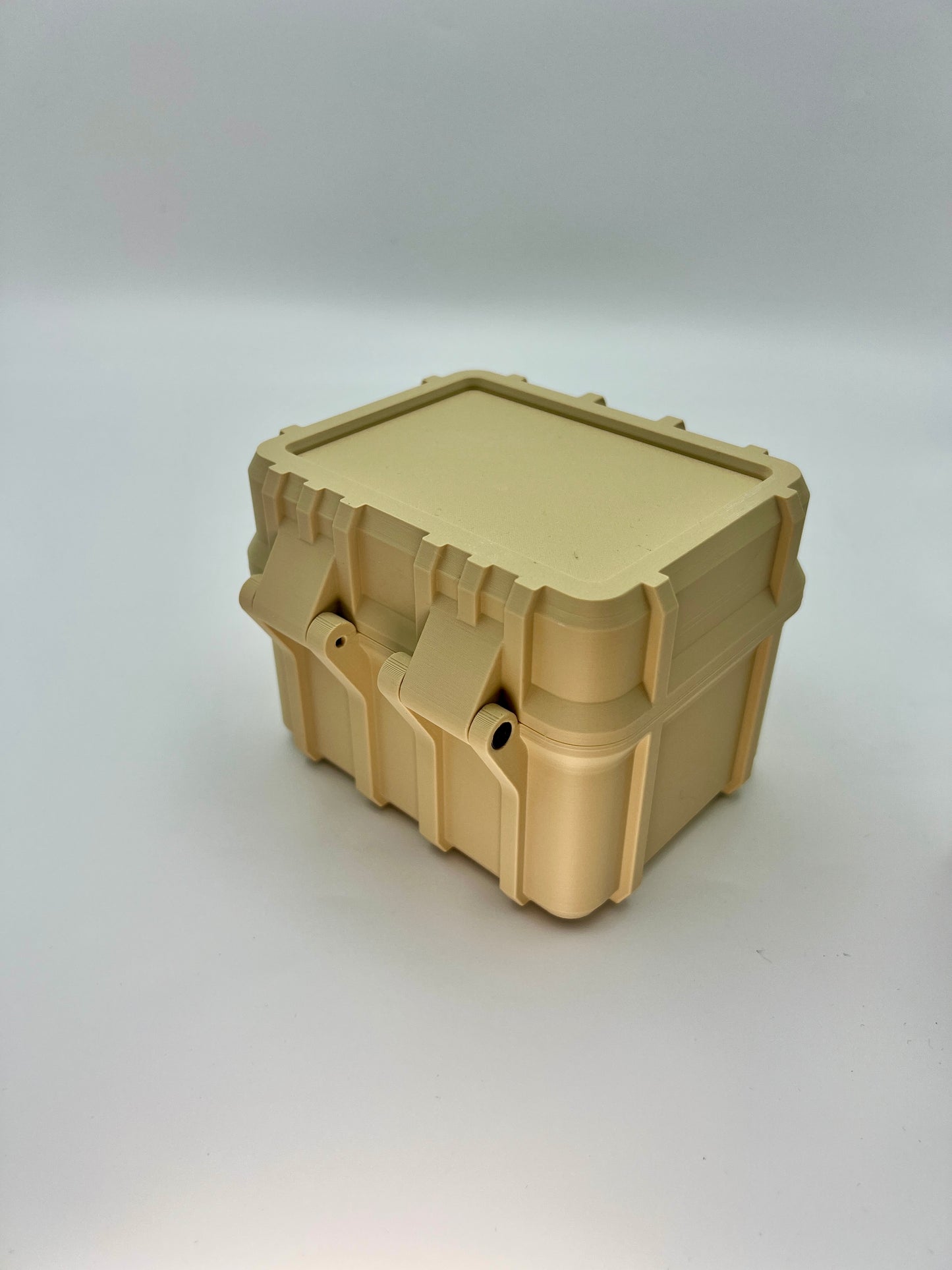 100 Card Deck Box - BEIGE - SINGLE SLEEVED Decks