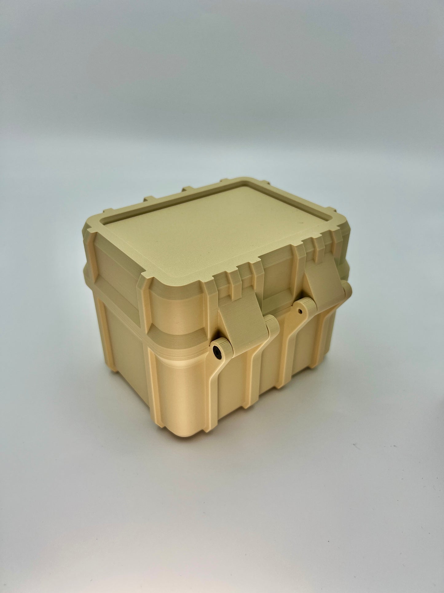 100 Card Deck Box - BEIGE - SINGLE SLEEVED Decks