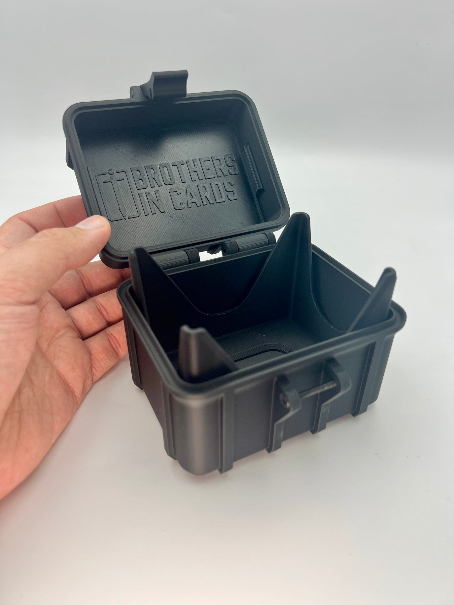 100 Card Deck Box - BLACK - SINGLE SLEEVED Decks