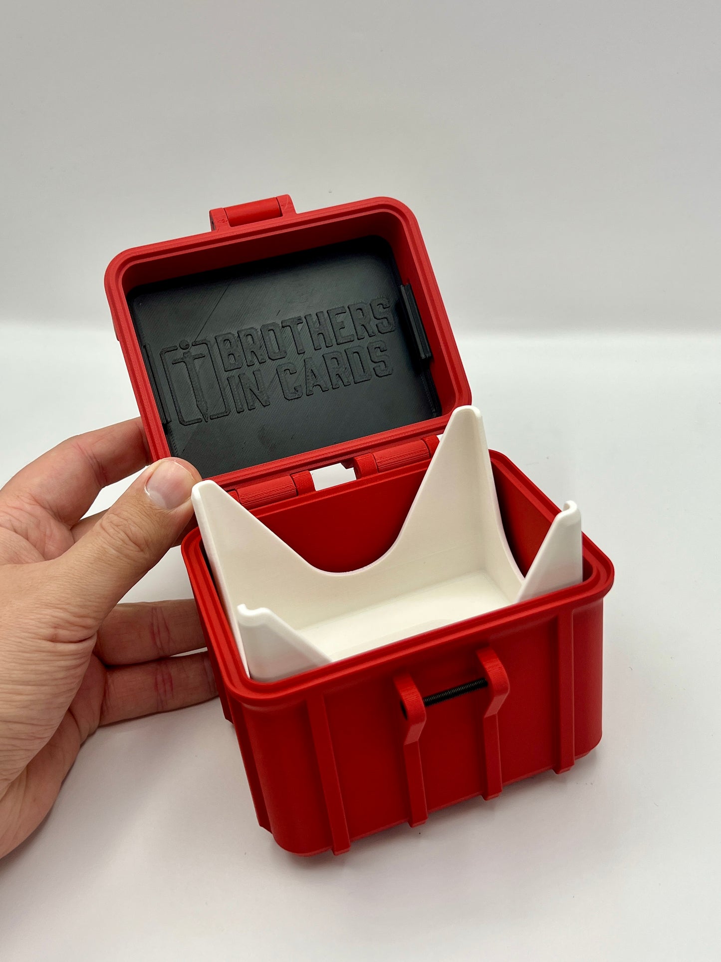 100 Card Deck Box - RED - DOUBLE SLEEVED Decks