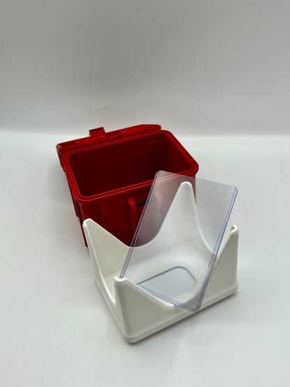 100 Card Deck Box - RED - DOUBLE SLEEVED Decks