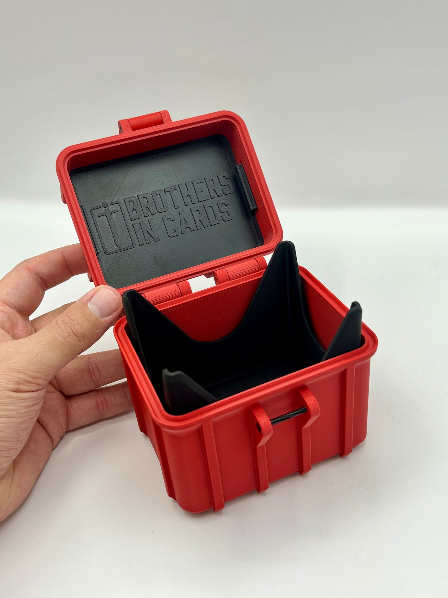 100 Card Deck Box - RED - DOUBLE SLEEVED Decks