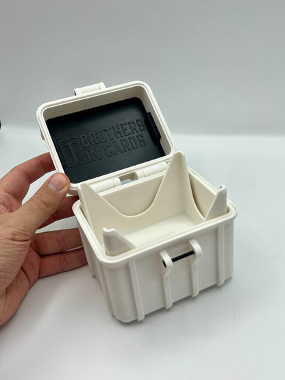 100 Card Deck Box - WHITE - DOUBLE SLEEVED Decks