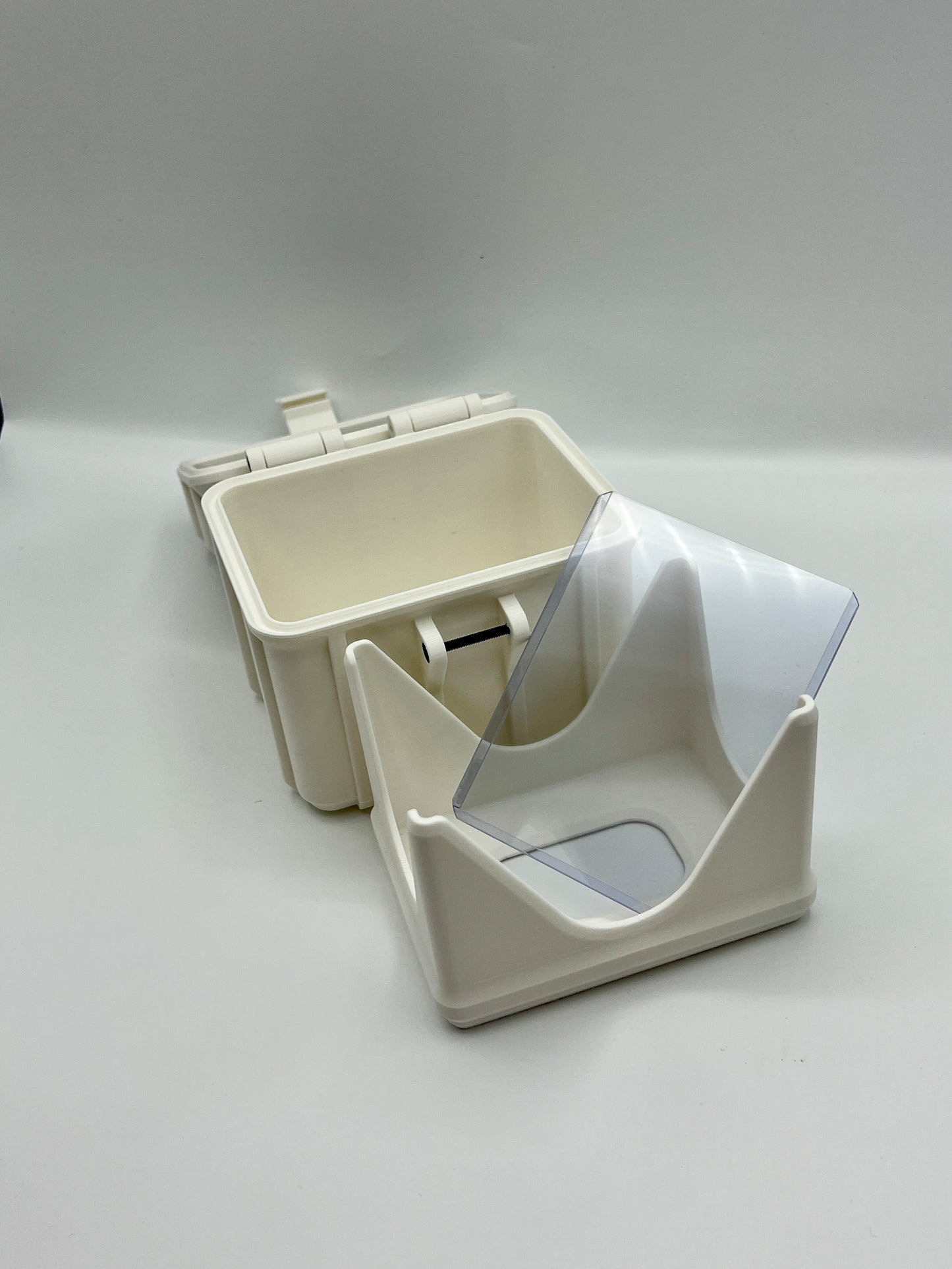 100 Card Deck Box - WHITE - DOUBLE SLEEVED Decks