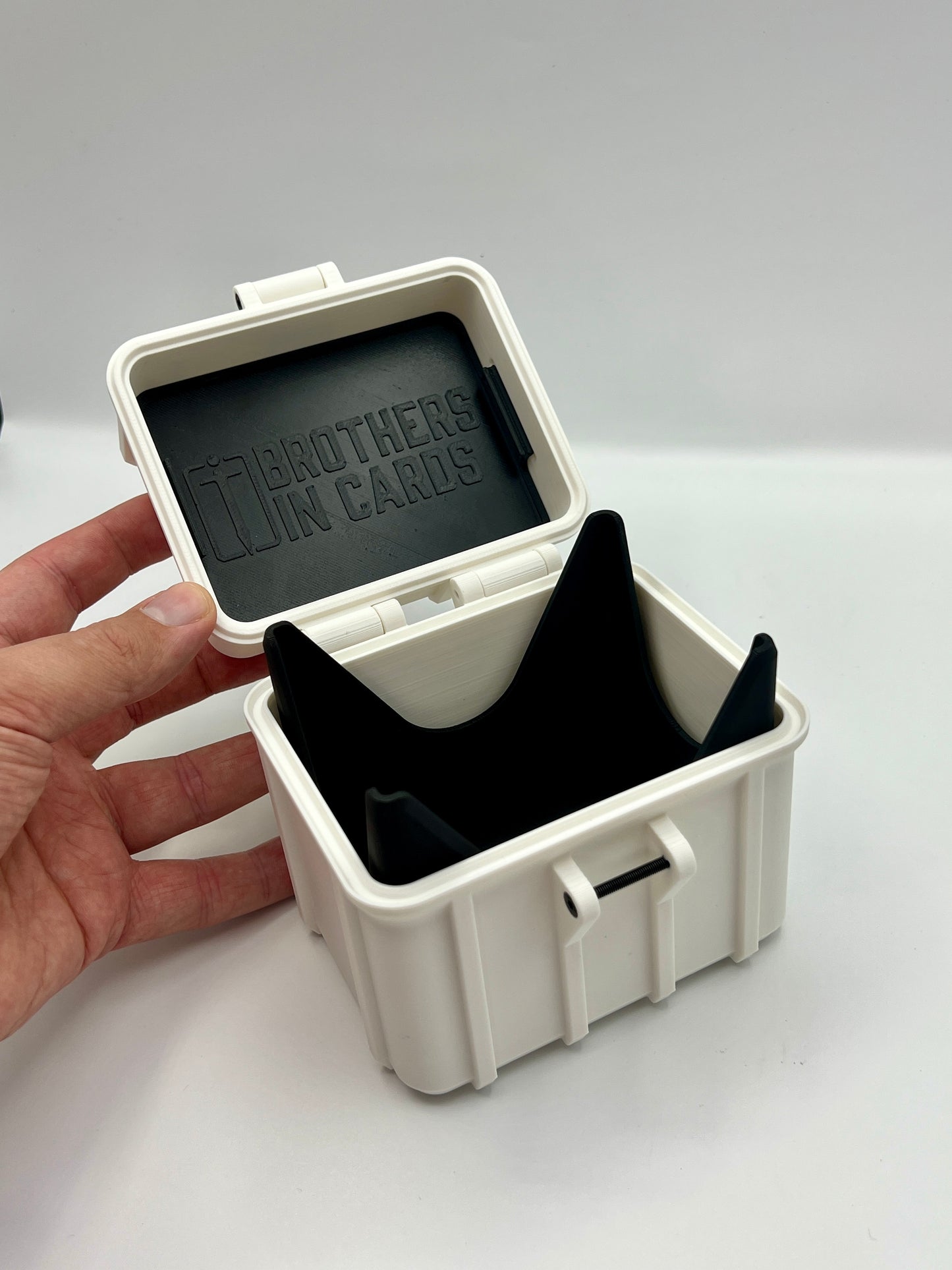 100 Card Deck Box - WHITE - DOUBLE SLEEVED Decks