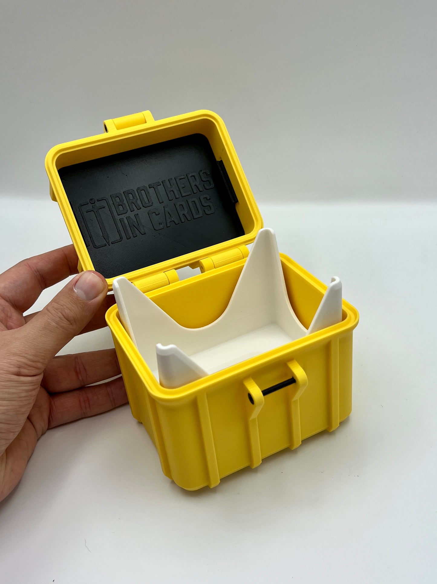 100 Card Deck Box - YELLOW - DOUBLE SLEEVED Decks