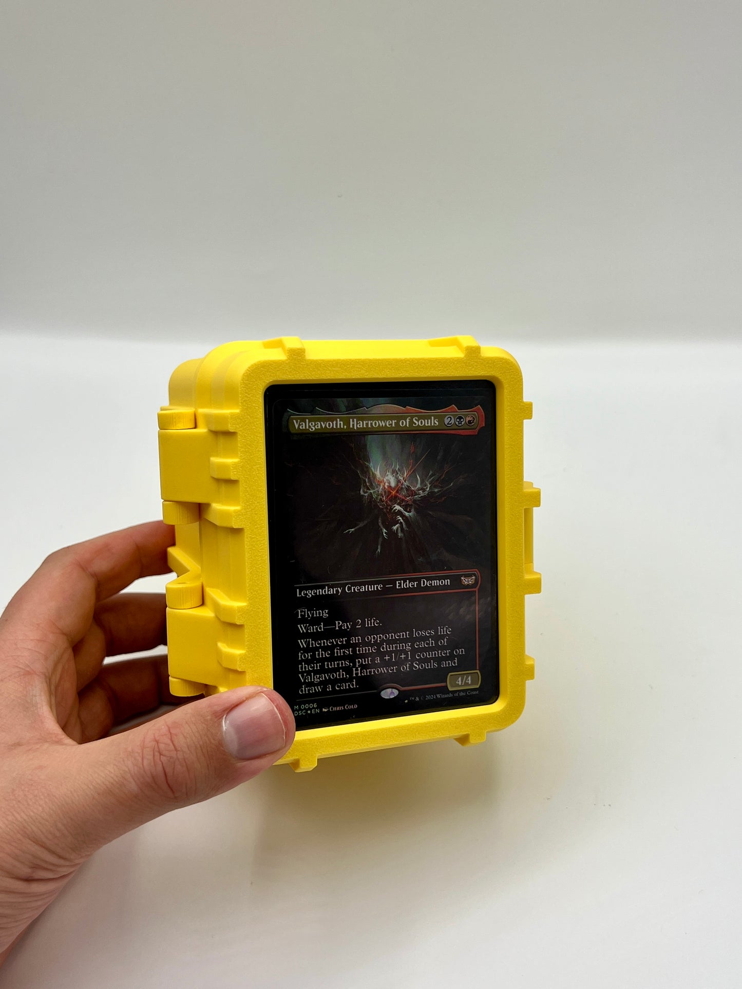 100 Card Deck Box - YELLOW - DOUBLE SLEEVED Decks