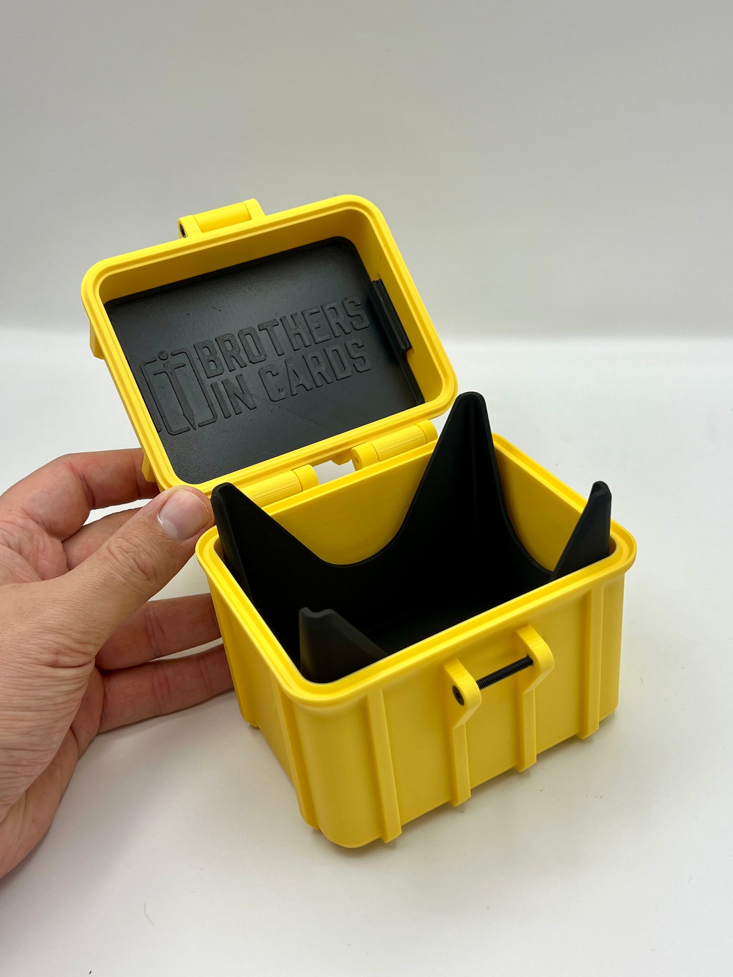 100 Card Deck Box - YELLOW - DOUBLE SLEEVED Decks